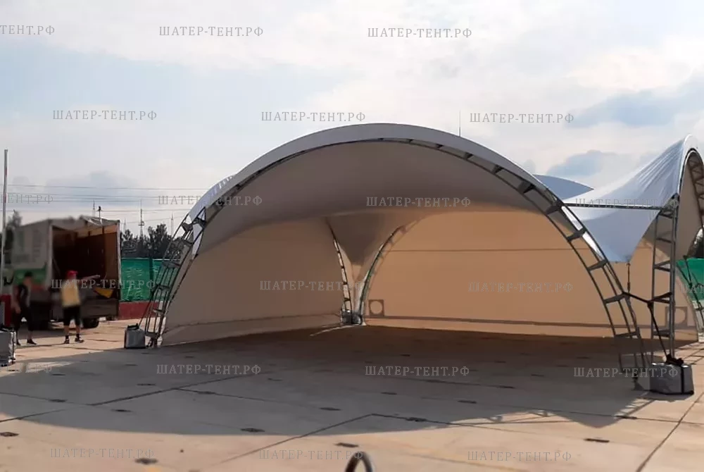 Арочный шатер 100 кв.м